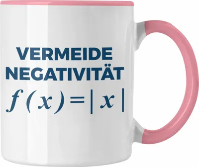 Produktbild von Trendation - Mathelehrer Tasse Mathematiker Physik Tassen Spruch Lustig Kaffeetasse Physiker Geschenk Mathestudent (Rosa)