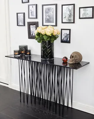 Produktbild von Venture Home Tisch Stone Schwarz