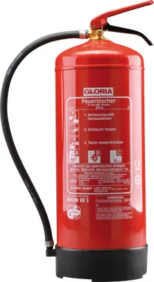 Zdjęcie produktu dla Gaśnica przenośna GLORIA PD 12 GA 002141.0000 Klasa pożarowa 55A / 233B
