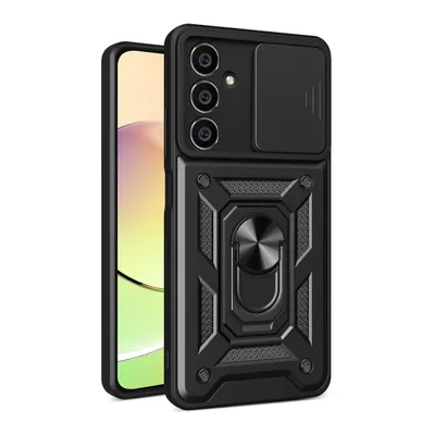 Obrázek produktu pro Kryt Samsung Galaxy S23 FE se stojánkem a ochranou objektivu - černý