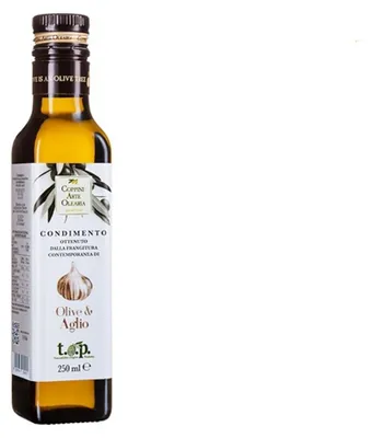 Zdjęcie produktu dla Oliwa z oliwek z czosnkiem, 250 ml - Coppini Arte Olearia