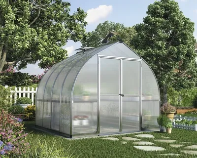 Image de Serre de jardin 5.7m² argent - Palram - 703726 - bella