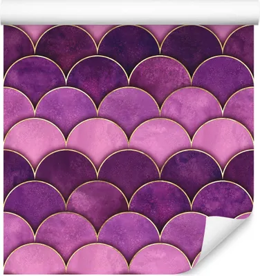 Immagine prodotto di rotolo da 10 m di VLIES WALLPAPER vivaio VIOLET Abstract WAVES soggiorno camera da letto 6500