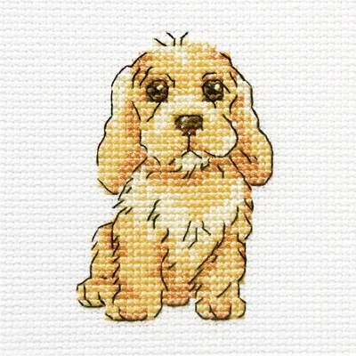 Produktbild von RTO Kreuzstich Set "Süßer Larry" H235, Zählmuster, 9x9 cm