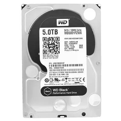 Produktbild von Western Digital WD_BLACK 5TB, 512e / 3.5' / SATA 6Gb/s WD5001FZWX