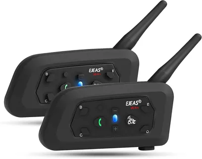 Produktbild von EJEAS V6 BT Motorradhelm Bluetooth 3.0 Intercom Headset 1200m 2 Personen Voll Duplex Wireless Motorrad -Interphones -Interphones Anschließen 6 Fahrer