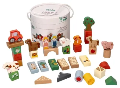 Produktbild von Holzklötze für Kleinkinder – Bauernhof