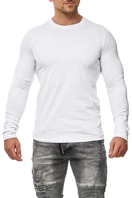 Produktbild von Mivaro Herren Langarmshirt Basic aus 100% Baumwolle – Longsleeve T-Shirt Langarm Regular Fit - atmungsaktiv - bis 5XL - ideal für Arbeit & Freizeit