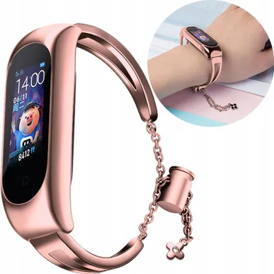 Immagine prodotto di Sostituzione Metal Band Bracciale a catena per Xiaomi Mi Band 6 / 5 / 4 / 3 Rosa