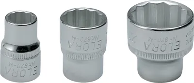 Produktbild von Elora Steckschlüssel-Einsatz 3/8", Zwölfkant, ELORA-870-M 7 mm