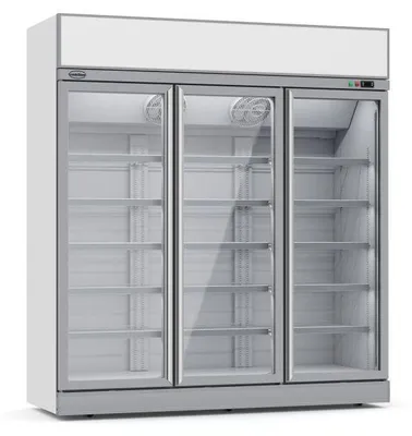 Obrázek produktu pro Chladnička Combisteel INS-1530R - 3 skleněné dveře, 1530 litrů, reklamní panel, 230 V