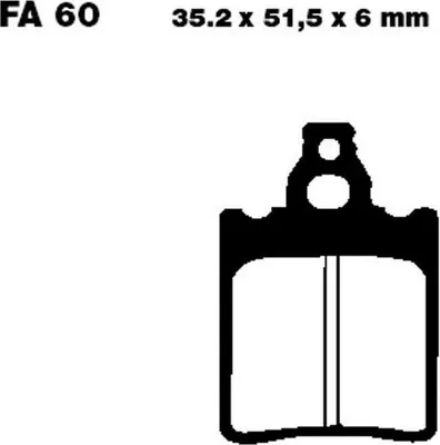 Immagine prodotto di Pastiglie freno EBC Standard FA060