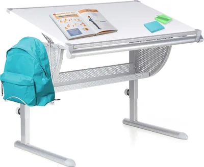 Produktbild von hjh OFFICE Kinderschreibtisch BELIA Schreibtisch für Kinder, Schülerschreibtisch 56.0 - 80.0 x 80.0 x 50.0 cm