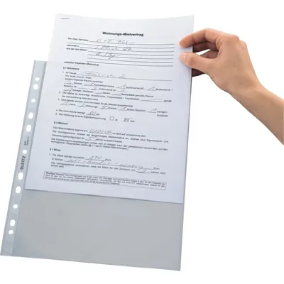 Produktbild von LEITZ Prospekthülle A4 glasklar Prospekthülle Standard oben offen doku