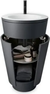 Produktbild von DURAVIT S19513OBD580010 Starck 1,c-bonded Set Bds,Graph.Sdm,