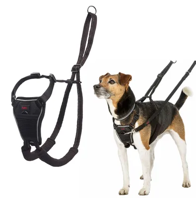 Produktbild von HALTI No Pull Anti-Zug Geschirr - Verhindert, DASS Ihr Hund an der Leine zieht, Gepolsterter Brust- und Beingurt, Reflektierendes Gurtmaterial, Einfac