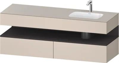 Produktbild von DURAVIT QA4796080830000 QTG EWT KWTU 1600 Wß Hgl. Be