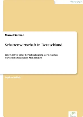 Produktbild von Schattenwirtschaft in Deutschland