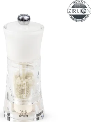 Produktbild von PEUGEOT Feuchtsalzmühle MOLÈNE 14cm Weiß Feuchtsalz Zirkonia-Mahlwerk Gewürzmühle