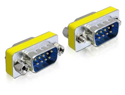Produktbild von DeLOCK D-sub 9 M/M, DB9, DB9, Silber