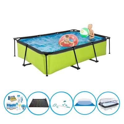 Zdjęcie produktu dla Basen EXIT Lime - 300x200x65 cm - Basen stelażowy - Wraz z akcesoriami