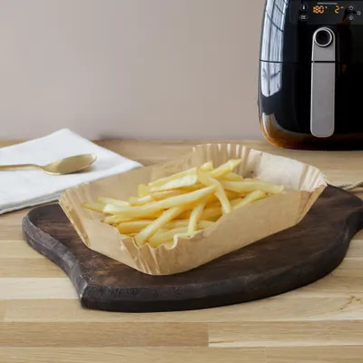 Image de Papier de cuisson - COOK CONCEPT - Spécial friteuse à air - 50 feuilles - Marron, Image générée par une IA