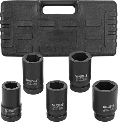Zdjęcie produktu dla Zestaw nasadek udarowych długich 1" 27-41mm 6-kątne