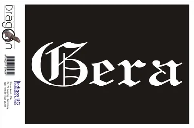 Produktbild von Aufkleber / Autoaufkleber - JDM / Die cut / Auto / OEM - Stadt Gera - 200x60mm weiß - Heckscheibe / Heckscheibenaufkleber