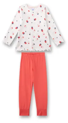 Produktbild von Sanetta Mädchen-Schlafanzug beige | Gemütlicher Kinderpyjama