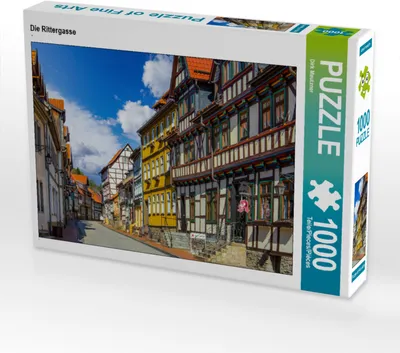 Produktbild von CALVENDO Puzzle Die Rittergasse | 1000 Teile Lege-Größe 64x48cm Foto-Puzzle für glückliche Stunden