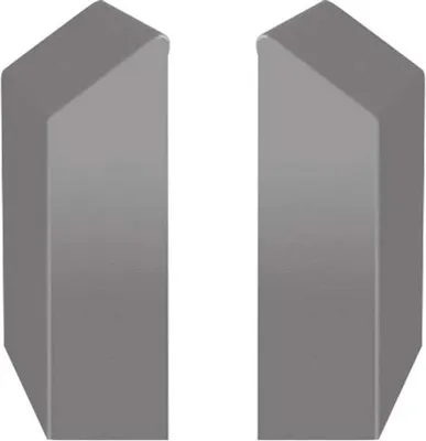 Produktbild von Renoplast Aluminium Sockelprofil C2 Sockelleiste, Wandeabschluss des Sockelprofils L+R, 5 cm, Grau