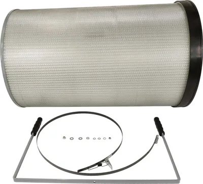 Produktbild von vhbw Feinstaubfilter kompatibel mit Holzmann ABS8000PRO Absauganlage - Feinstaub-Filterpatrone mit Reinigungsbürste