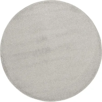 Immagine prodotto di Carpetsale24 Tappeto a Pelo Corto per Soggiorno Design Unito Moderno Facile da Pulire Ideale per Camera da Letto, Dimensioni: 200 cm rotondo