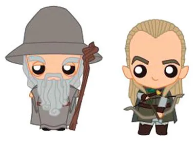 Obrázek produktu pro Sada figurek "Pán prstenů: Gandalf a Legolas" (2 figurky)