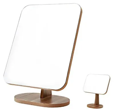 Produktbild von Holz-Kosmetikspiegel mit Ständer
