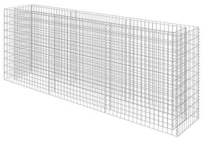Produktbild von vidaXL Gabionen-Hochbeet Verzinkter Stahl 270×50×100 cm