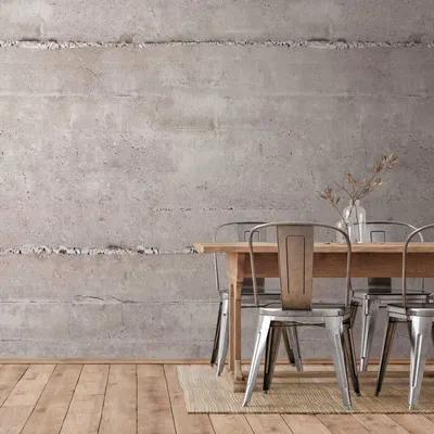 Produktbild von Profhome 392521-GU Fototapete Betonoptik matt grau creme-weiß 1,59 m x 2,8 m