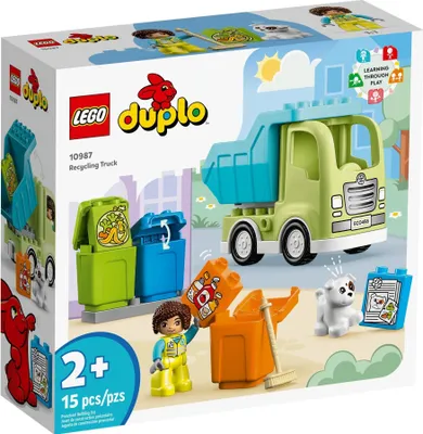 Obrázek produktu pro LEGO DUPLO Popelářský vůz, Sada na stavění, 2 rok/roky, Plast, 15 kusů, 470 g
