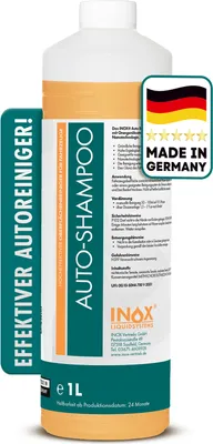 Produktbild von INOX® Nano Autoshampoo 1L - Autowäsche Autoreiniger Konzentrat mit Abperleffekt