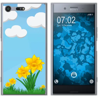 Produktbild von PhoneNatic Case kompatibel mit Sony Xperia XZ Premium Silikon-Hülle Ostern M4