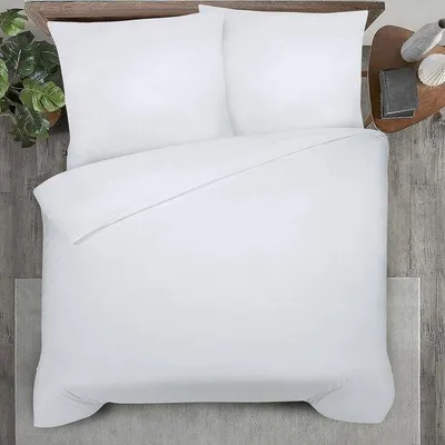 Produktbild von Unyqoos® 3‑teiliges Bettwäsche-Set aus 100% Baumwolle, 220×240 cm + 2×80×80 cm, mit YKK‑Reißverschluss, ‑, atmungsaktiv für große Doppelbetten