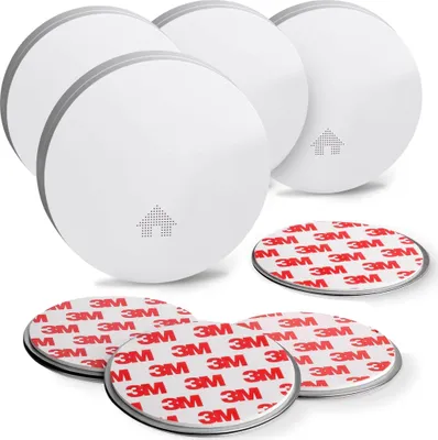 Produktbild von 4er Set Rauchmelder 10 Jahre Batterie Magnet, VdS + EN 14604 Feuermelder SEBSON