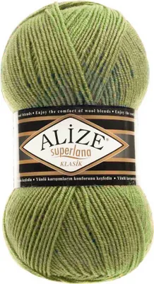 Produktbild von Alize Superlana Klasik 100g Strickgarn Strickwolle 25% Wolle, Farbwahl