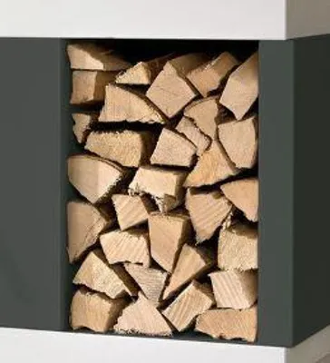Produktbild von Haas & Sohn Holzfach für Kaminofen Adonis-II, grau