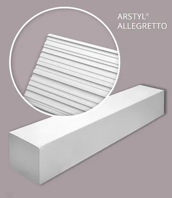 Produktbild von NMC ALLEGRETTO-box ARSTYL Noel Marquet 3D Wandpaneele 1 Karton 6 Leisten | 12 m