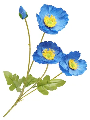 Produktbild von Künstlicher Blumenstrauß für die Vase, realistische Kunstseidenblumen mit 3 Blütenköpfen und 1 Knospe, für Heimdekoration, Hochzeiten, Partys, Tischdekoration, Blumenarrangement