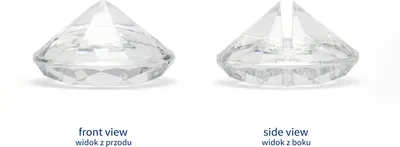 Produktbild von Tischkartenhalter Diamant Acryl 40x23mm 10 Stück