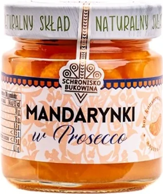 Zdjęcie produktu dla Mandarynki w prosecco 200g - Schronisko Bukowina