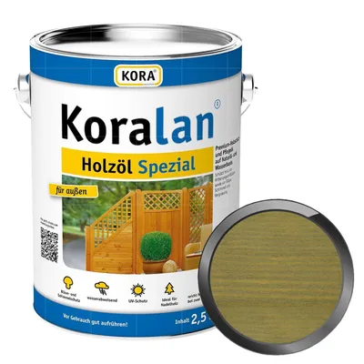 Produktbild von KORA Koralan Holzöl-Spezial 2.5 Liter Salzgrün