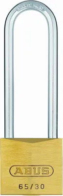Produktbild von Messing-Vorhängeschloss 65/30BH60 - gleichschließend mit hohem Bügel